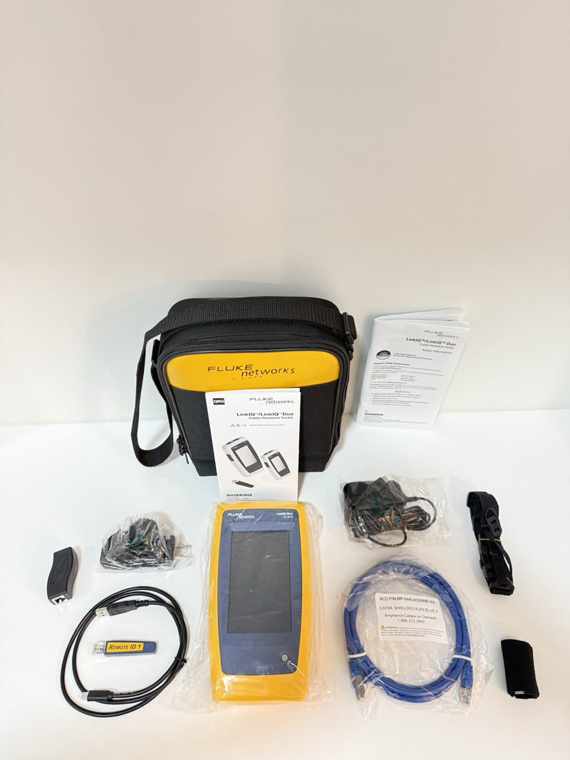FLUKE NETWORKS LINKIQ-DUO WIFI NETWORKS TESTER MFD-2025 /SHIPS FREE