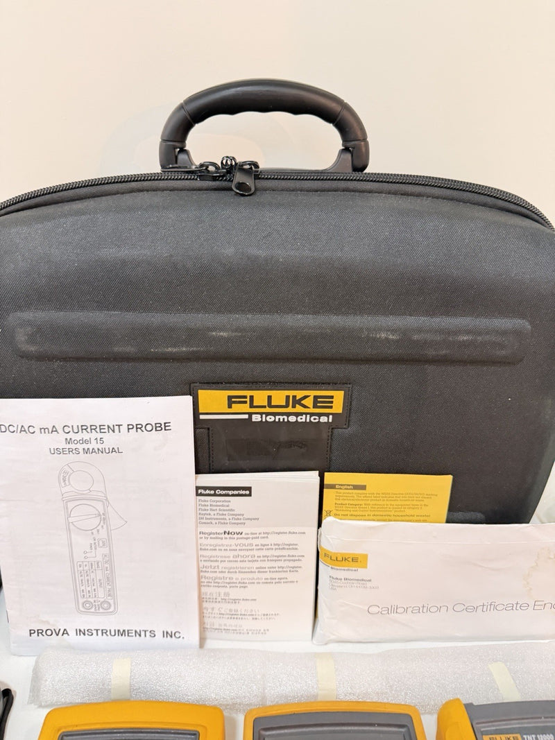 FLUKE BIOMEDICAL TNT 12000D W DOSEMATE 12000WD KIT & ACCESSORIES KIT TESTED