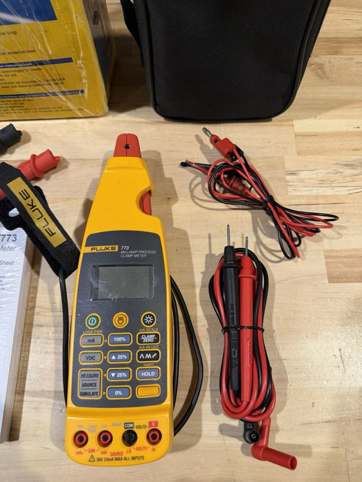 FLUKE 773 MILLIAMP PROCESS CLAMP (TESTED) FREE SHIPPING