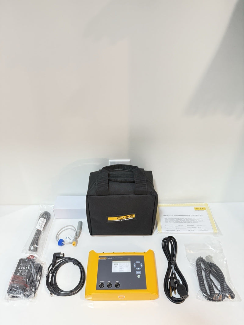 FLUKE BIOMEDICAL PROSIM 2 VITAL SIGNS SIMULATOR WITH CHARGEE CALIBRATED 2024