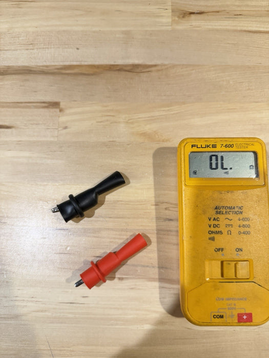 FLUKE 7-600 ELECTRICAL TESTER W/ LEADS & CLIPS (SHIPS FAST) TESTED