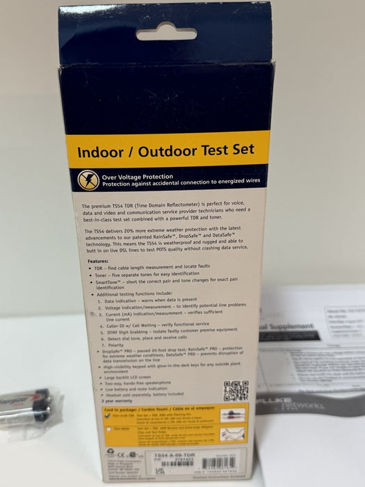FLUKE NETWORKS TS54 TDR TEST SET (NEW FACTORY SEALED) SHIPS FAST