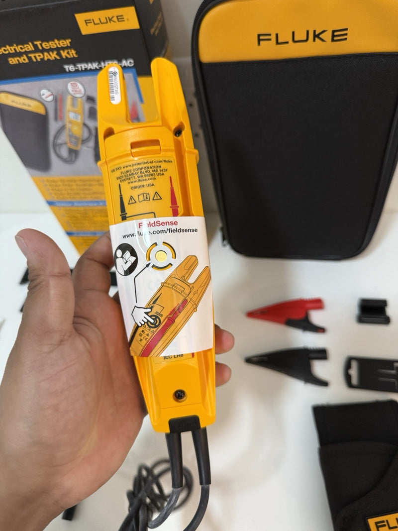 FLUKE T6-1000 ELECTRICAL TESTER WITH TPAK-HT6 AC285 KIT