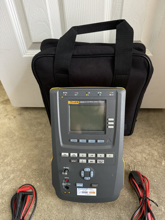 FLUKE ESA615 EU 230V ELECTRICAL SAFETY ANALYZER CALIBRATED 2024