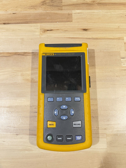 FLUKE 43 POWER QUALITY ANALYZER FOR PARTS