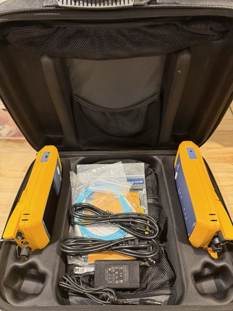 FLUKE NETWORKS CFP-100-Q CERTIFIBER PRO QUAD OLTS V1 WITH WIFI TESTED