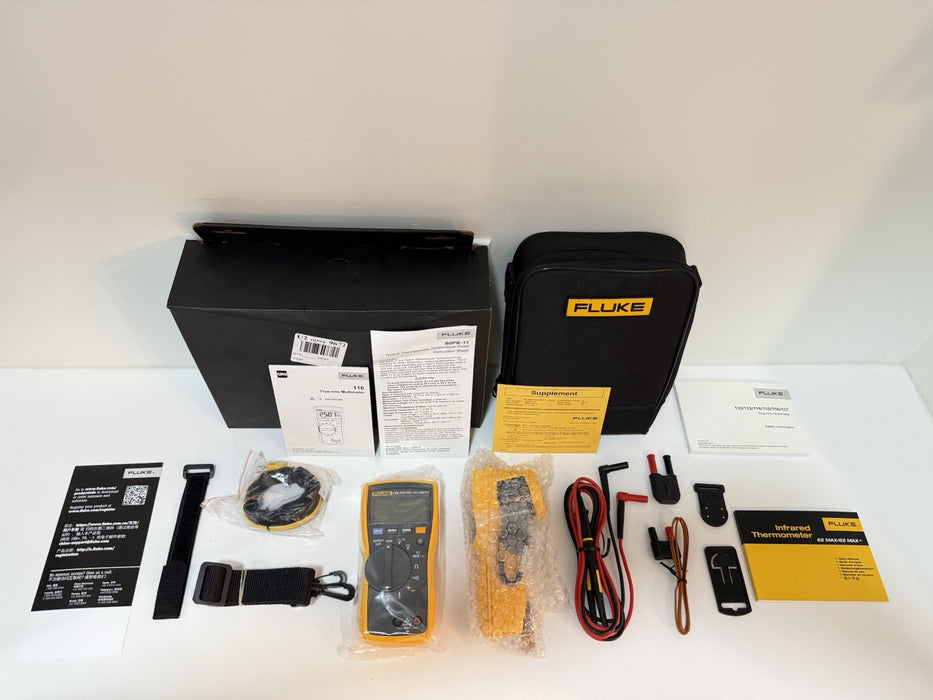 FLUKE 116/62 MAX+ TECHNICIANS COMBO KIT NEW