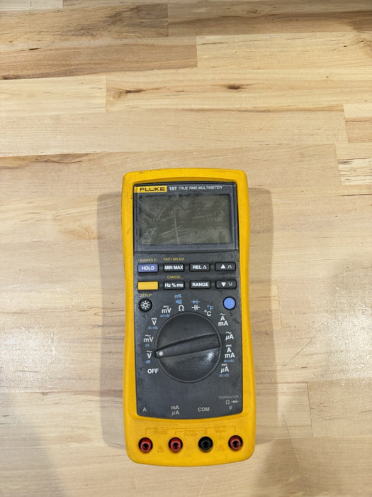 FLUKE 187 TRUE RMS MULTIMETER FOR PARTS