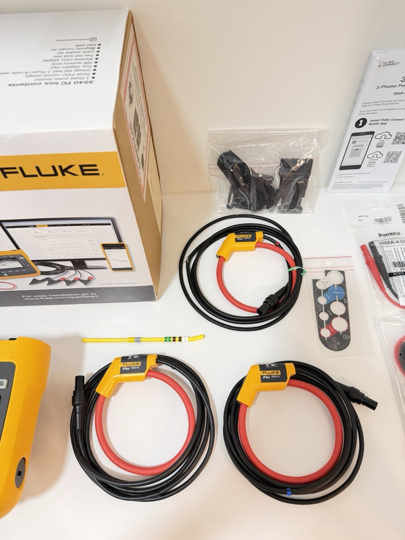FLUKE 3540 FC 3-PHASE POWER MONITOR KIT FREE SHIPPING