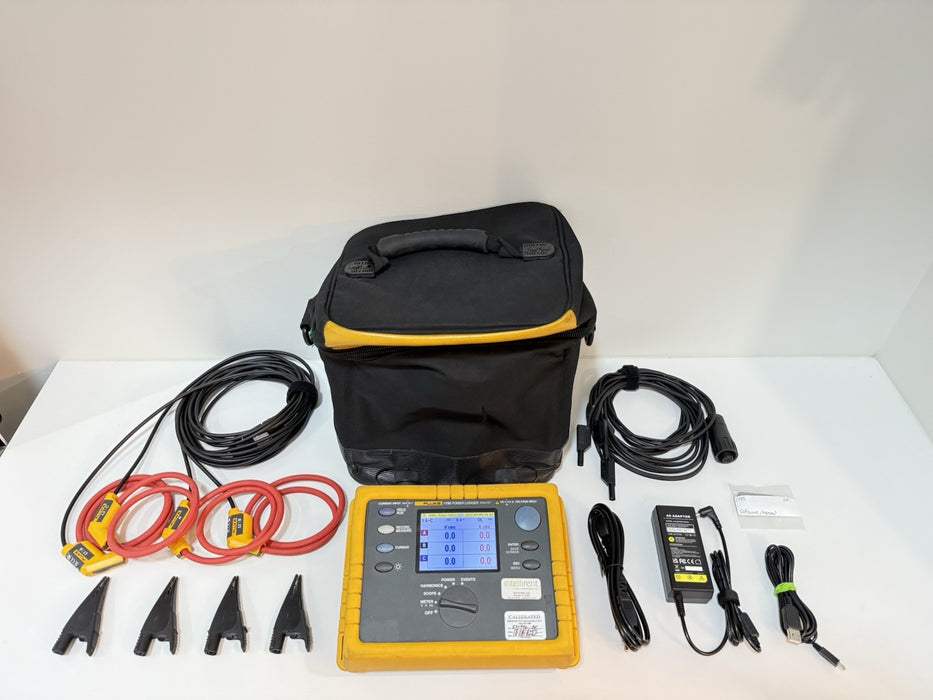 FLUKE 1735 THREE-PHASE POWER LOGGER (CALIBRATED 2025) SHIPS FAST - TESTED