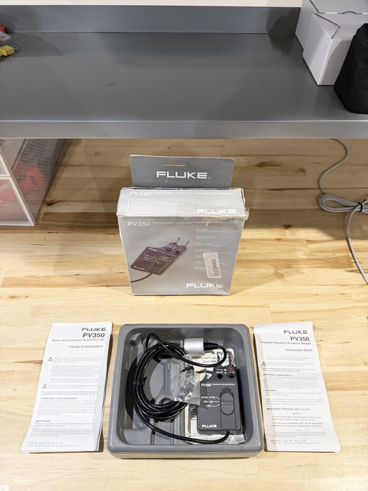 FLUKE PV350 PRESSURE VACUMM TRANSDUCER MODULE TESTED