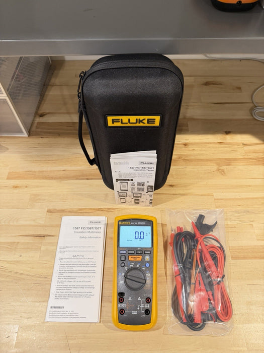 FLUKE 1587 FC 2 IN 1 HANDHELD DIGITAL INSULATION MULTIMETER