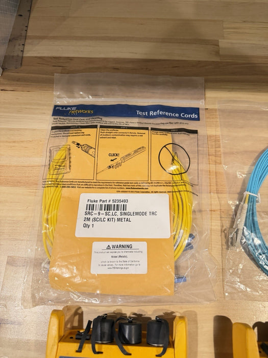 FLUKE NETWORKS CFP-Q CFP-QUAD CERTIFIBER PRO SM MM FIBER OLTS MODULE SET TESTE