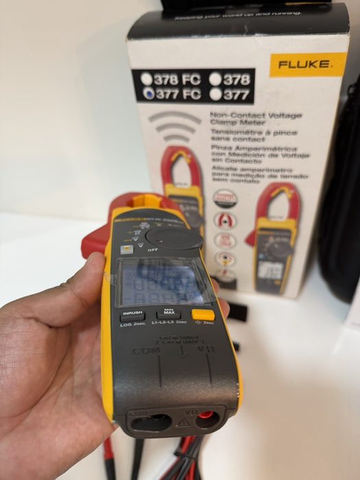 FLUKE 377 FC NON-CONTACT VOLTAGE CLAMP METER (NEW FACTORY SEALED) SHIPS FAST