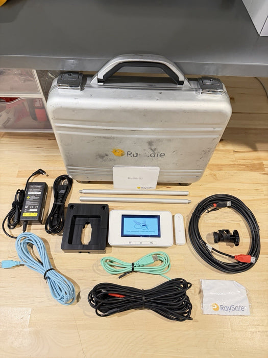 RAYSAFE X2 BASE UNIT KIT W/ SENSORS & ACCESSORIES (TESTED) FREE SHIPPING