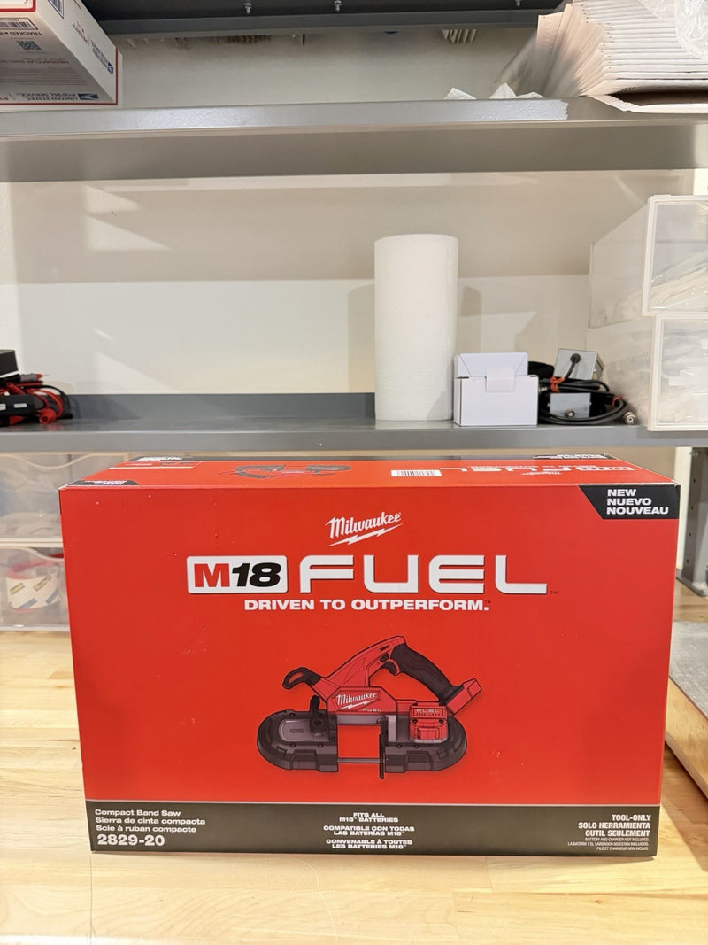 MILWAUKEE 2829-20 M18 FUEL 3-1/4" X 3-1/4" COMPACT VARIABLE SPEED BAND SAW BARE