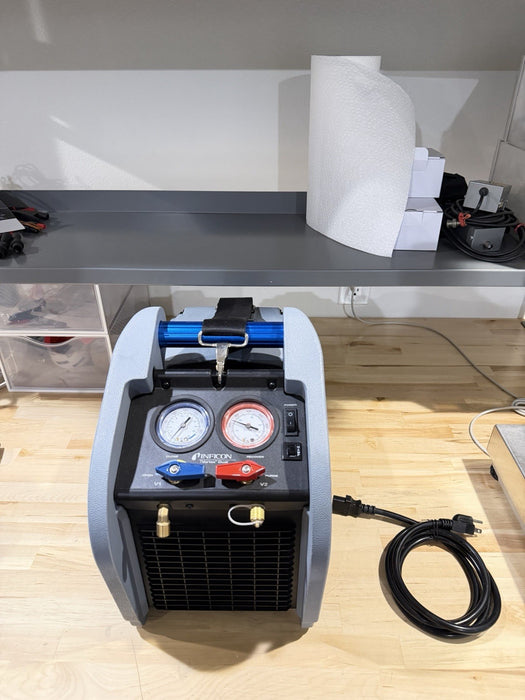 INFICON VORTEX DUAL REFRIGERANT RECOVERY MACHINE 714-202-G1 (TESTED) SHIPS FAST