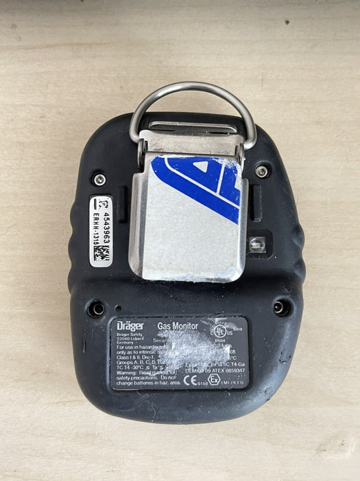 DRAGER PAC 3500 SINGLE GAS DETECTOR METER