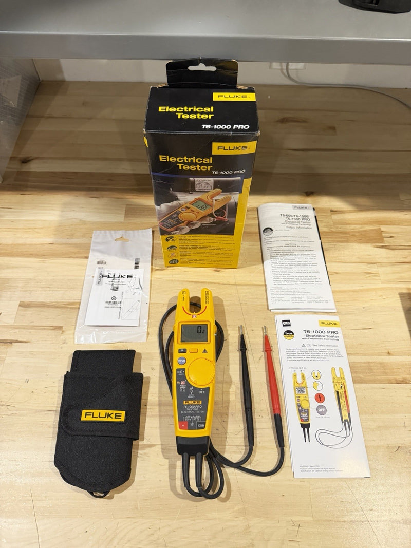 FLUKE T6-1000 PRO ELECTRICAL TESTER FIELDSENSE 1000V AC/DC SHIPS FAST