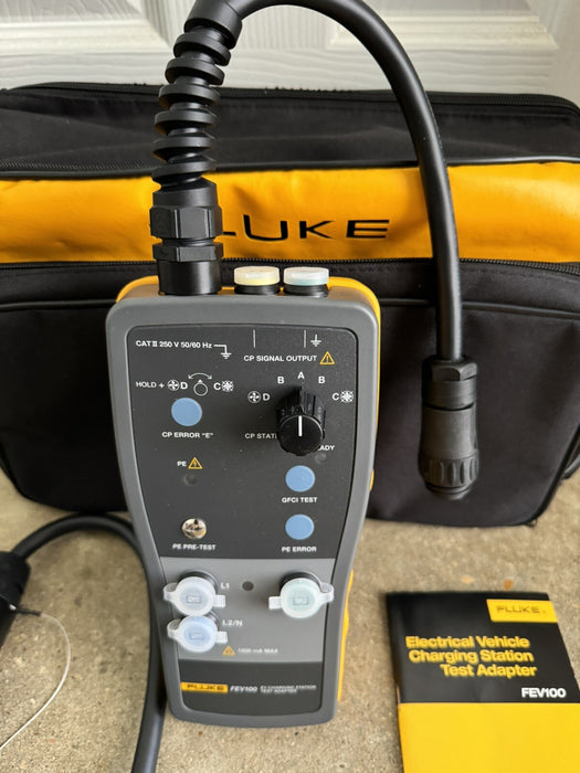 Fluke FEV100/TY1 Adapter Kit for Electric Vehicle Charging Stations / SHIPS FAST