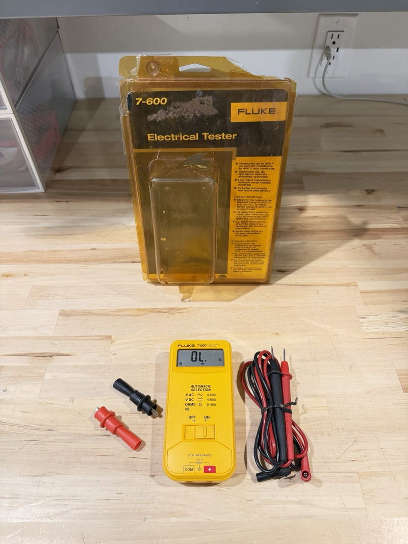 FLUKE 7-600 ELECTRICAL TESTER RARE