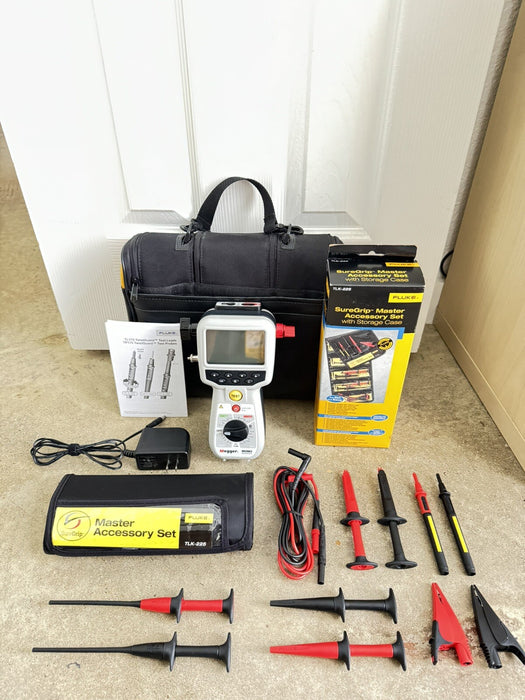 MEGGER MOM2 MICROHMMETER WITH NEW SET OF LEADS & BAG