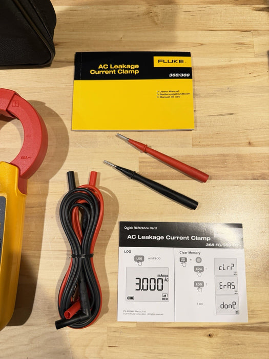 FLUKE 369 FC AC LEAKAGE CURRENT CLAMP (NEW SEALED) FREE SHIPPING