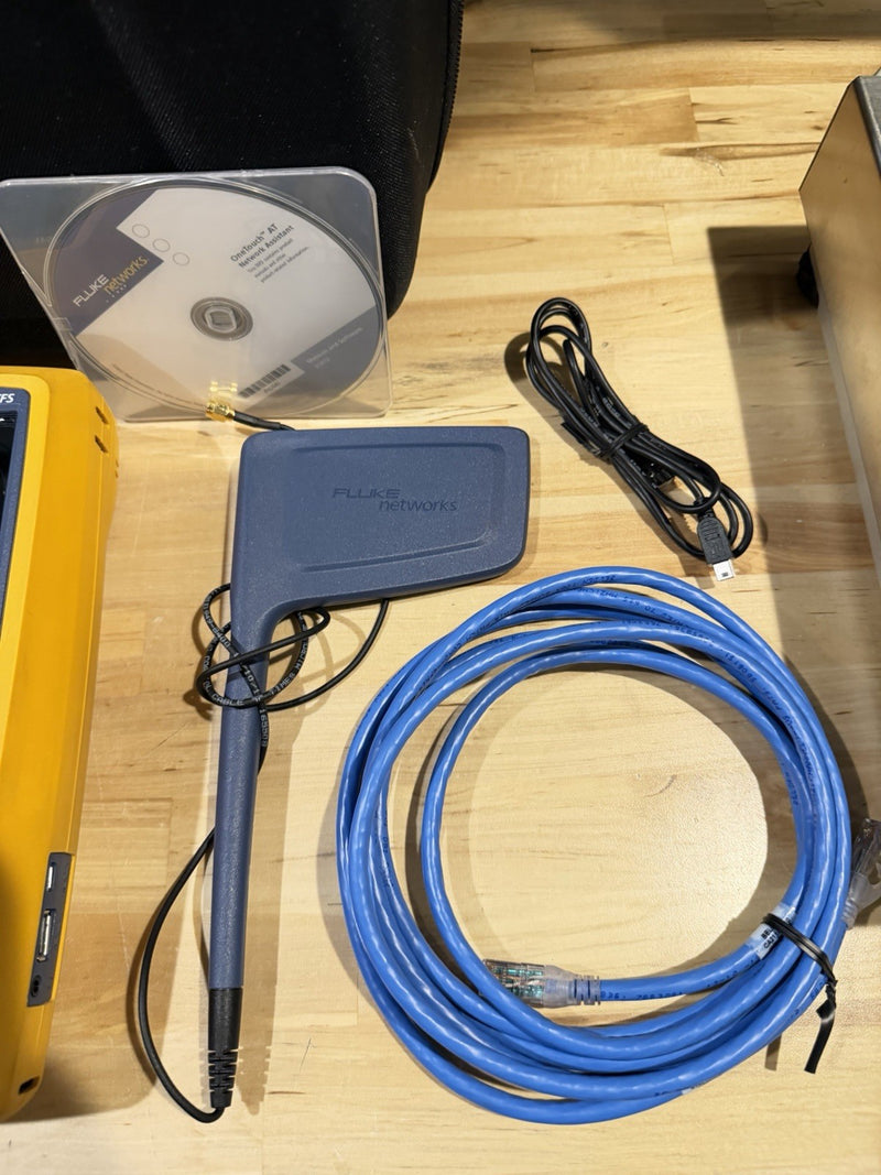 FLUKE NETWORKS VERSIV TFS ONE TOUCH AT NETWORK ASSISTANT KIT TESTED