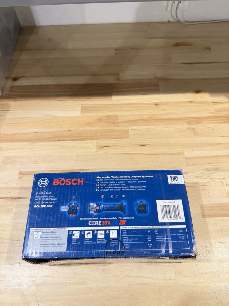 BOSCH GCU18V-30N 18V BRUSHLESS CUT-OUT TOOL (TOOL ONLY) NEW SEALED
