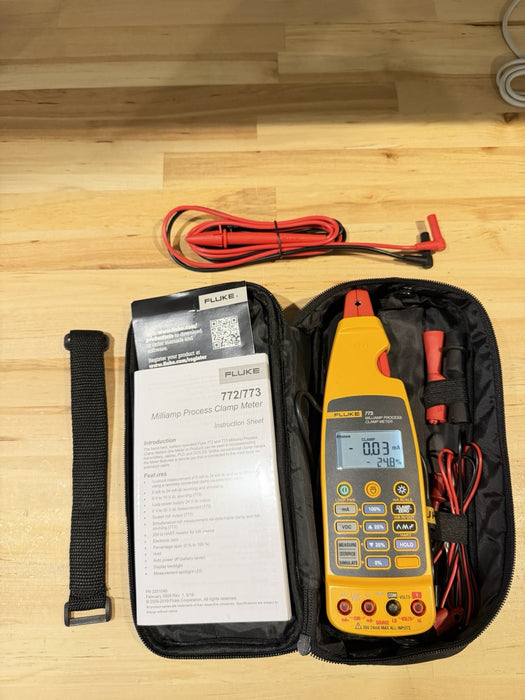 FLUKE 773 MILLIAMP PROCESS CLAMP (TESTED) NEW FREE SHIPPING
