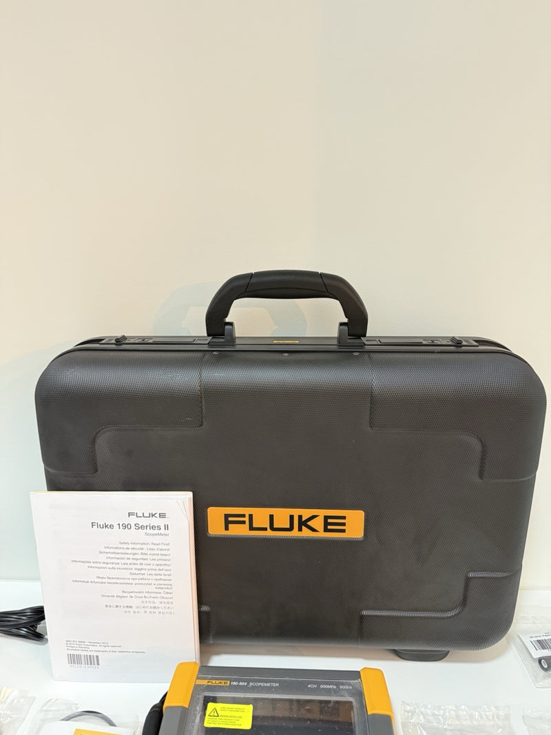 FLUKE 190-504 SCOPEMETER 5GS/S 4CH 500MHZ TESTED
