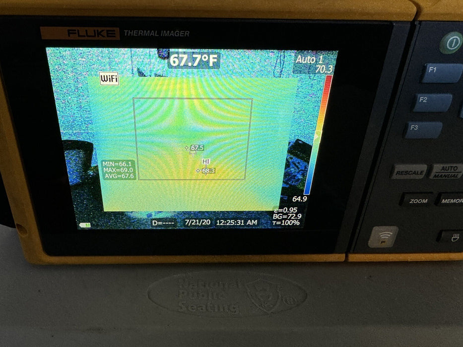 FLUKE FLK-TIX501 60HZ INFD CAMERA COLOR LCD RARE