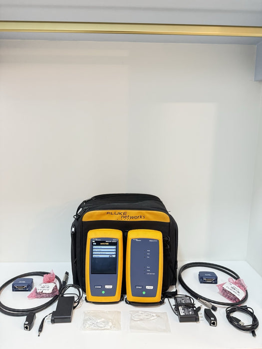 FLUKE NETWORKS DSX2-5000 VERSIV CAT6A CABLE CERTIFIER TESTER KIT -CALIBRATED2024