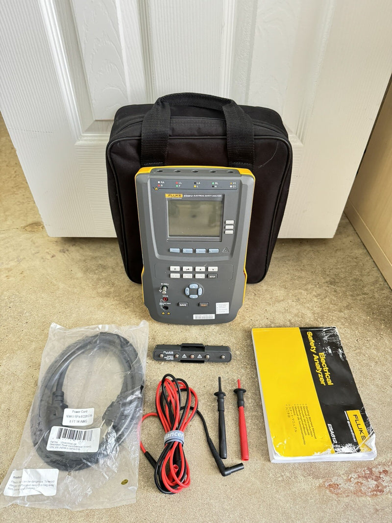 FLUKE BIOMEDICAL ESA612 230V AC ELECTRICAL SAFETY ANALYZER CALIBRATED 2024