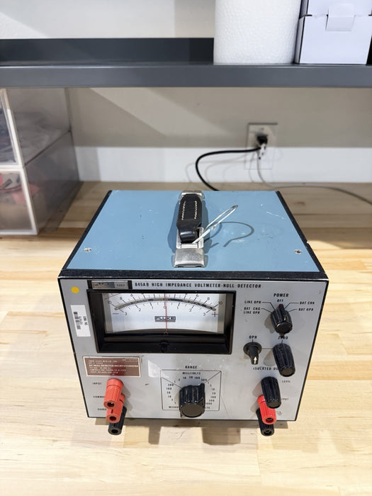 FLUKE 845AB HIGH IMPEDANCE VOLTMETER/NULL DETECTOR (TESTED) SHIPS FAST