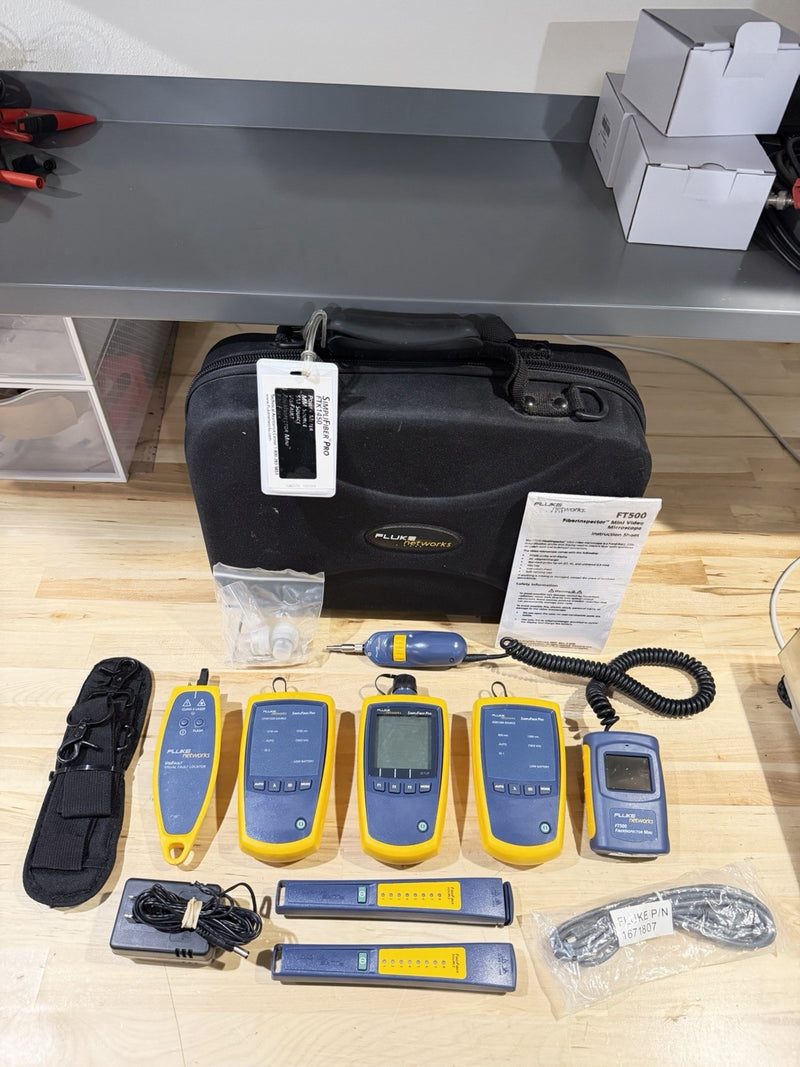 FLUKE NETWORKS FTK-1450 SIMPLIFIBER PRO FIBER VERIFICATION KIT( FAST SHIPPING)