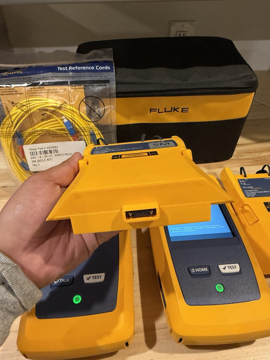 FLUKE NETWORKS CFP-SM CERTIFIBER PRO MODULE SET & DSX VERSIV MAINFRAME & REMOTE