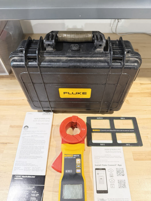 FLUKE 1630-2 FC EARTH GROUND CLAMP (TESTED) FREE SHIPPING