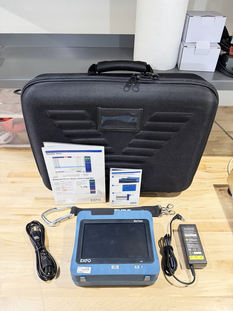 EXFO MAXTESTER SERIES MAX 945-ICERT-Q1-EA-EI OLTS QUAD TESTED