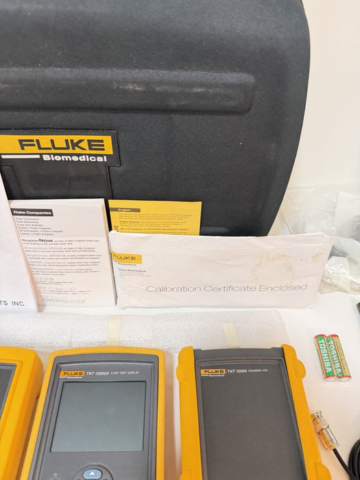 FLUKE BIOMEDICAL TNT 12000D W DOSEMATE 12000WD KIT & ACCESSORIES KIT (TESTED)