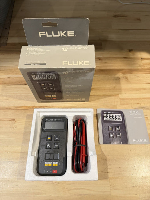FLUKE 12 DIGITAL MULTIMETER (NEW FACTORY SEALED) SHIPS FAST (RARE)