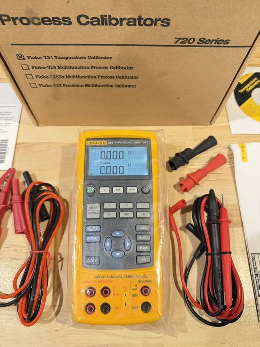 FLUKE 724 TEMPERATURE CALIBRATOR METER / NEW SEALED - FREE SHIPPING (TESTED) NEW