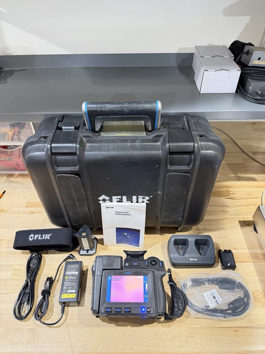 FLIR T640 THERMAL IMAGING CAMERA WITH ACCESSORIES TESTED