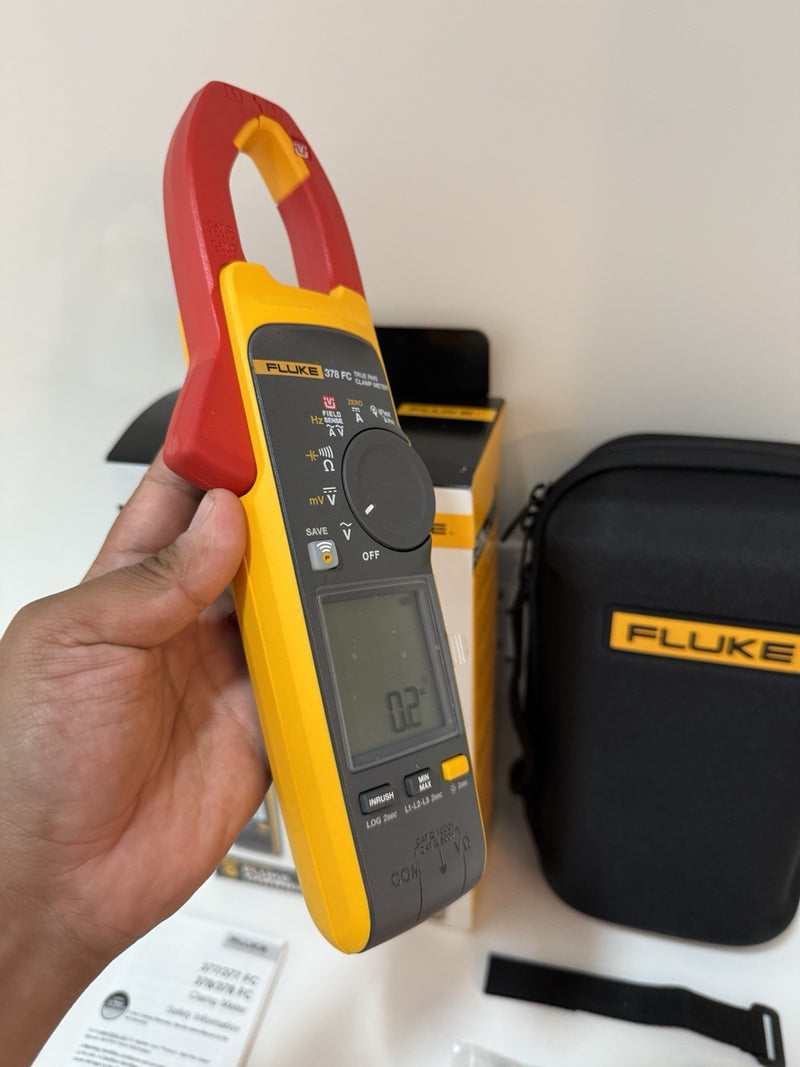 FLUKE 378 FC NON-CONTACR VOLTAGE CLAMP METER CALIBRATED 2026