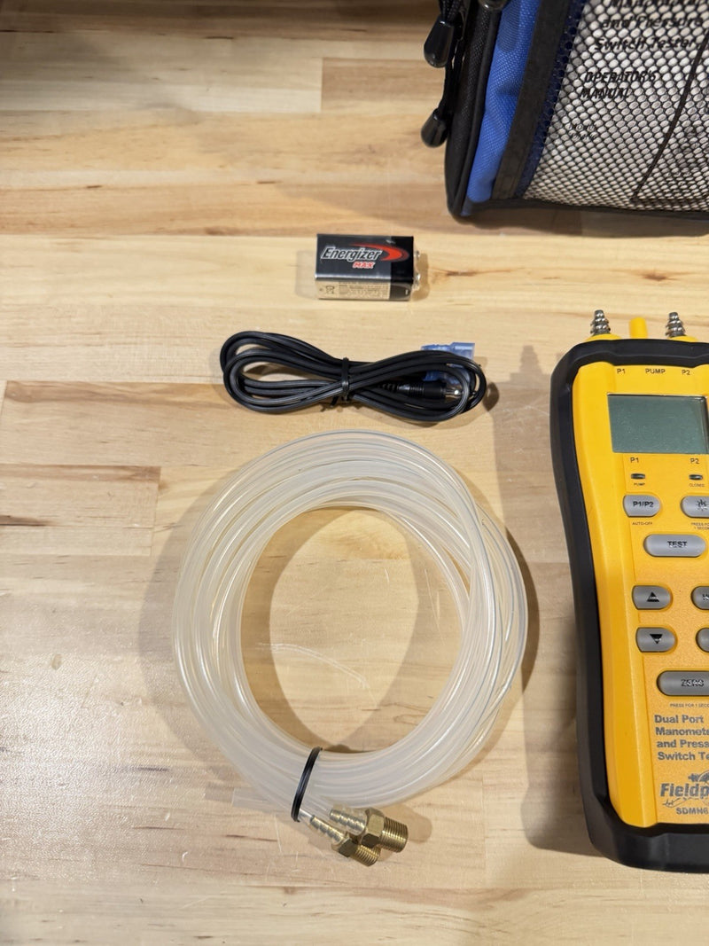 FIELDPIECE SDMN6 DUAL PORT MANOMETER & PRESSURE SWITCH TESTER