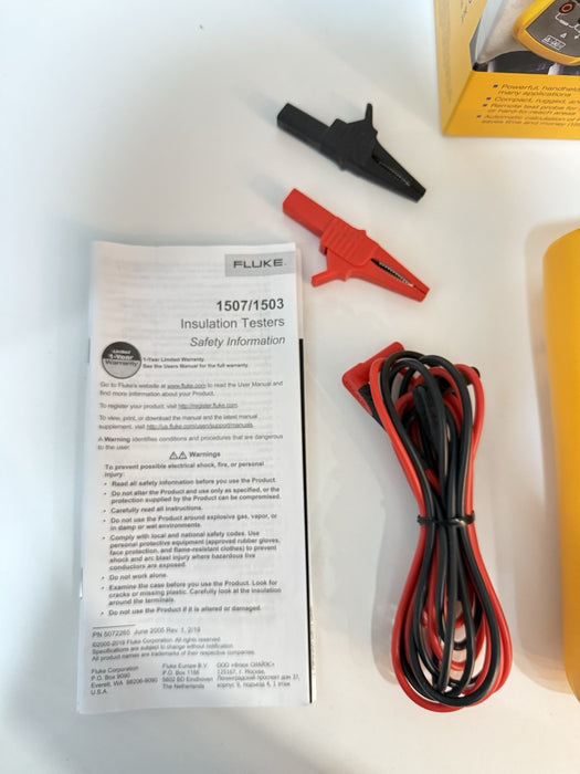 FLUKE 1507 INSULATION TESTED NEW SEALEDCALIBRATED 2025
