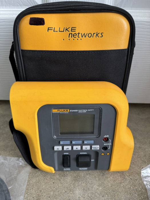 FLUKE BIO MEDICAL ESA609 ELECTRICAL SAFETY ANALYZER PORTABLE METER