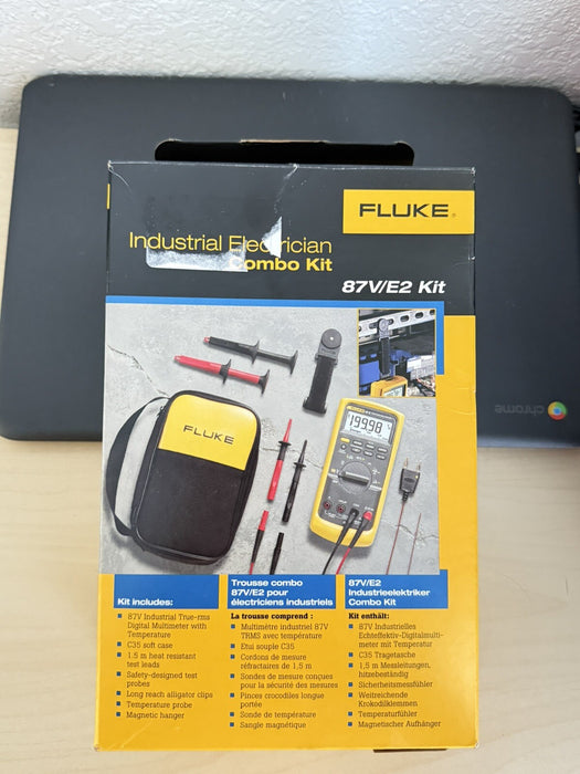 NEW!!! Fluke 87V/E2 KIT True-RMS Digital Multimeter Combo Kit