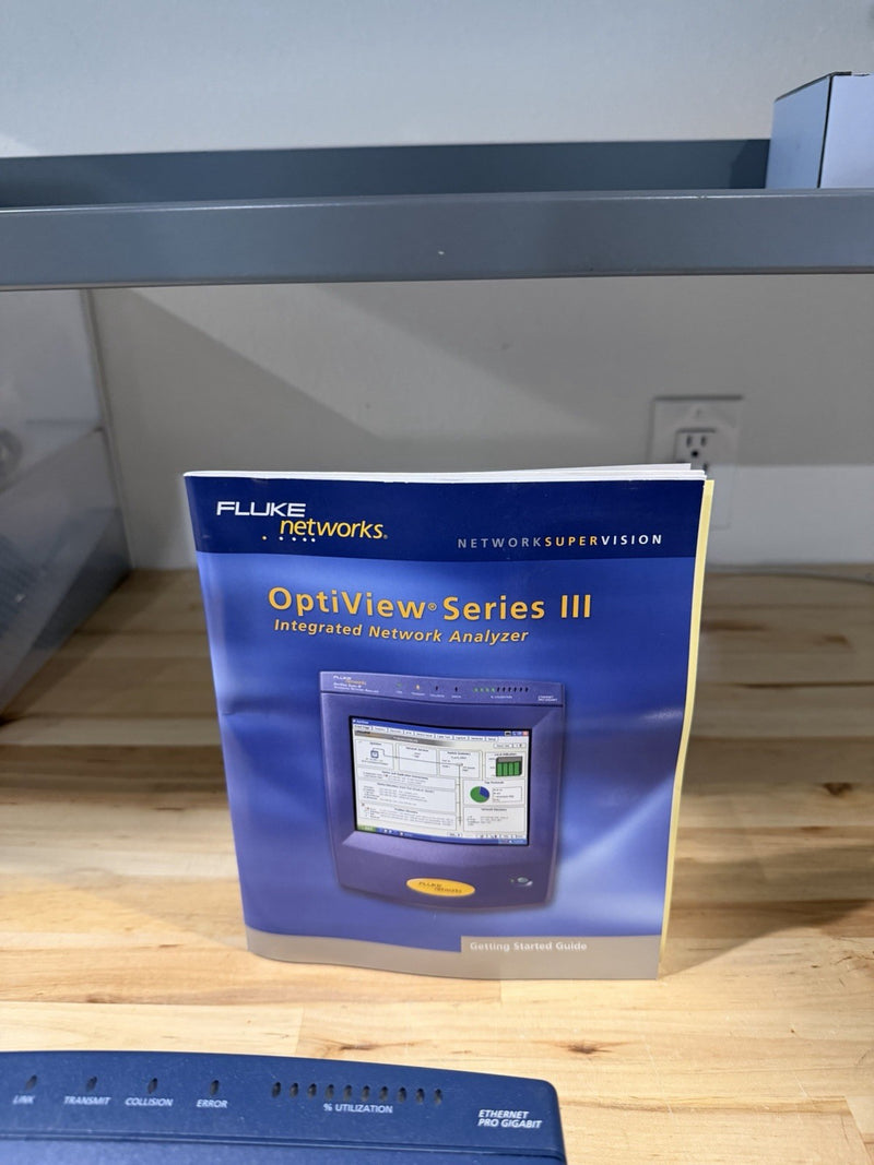 FLUKE NETWORKS OPTIVIEW SERIES III INTEGRATED NETWORKS ANALYZER
