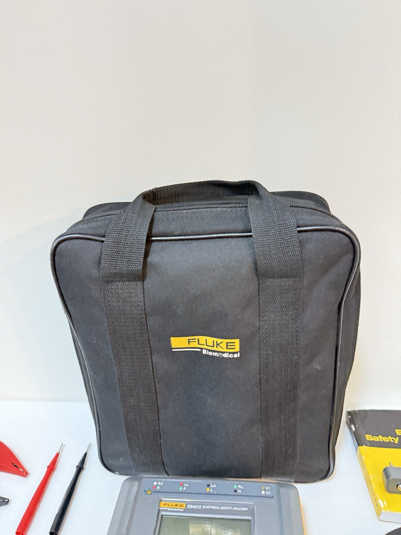 FLUKE ESA612 115V ELECTRICAL SAFETY ANALYZER W/ACCESSORIES (TESTED) SHIPS FREE